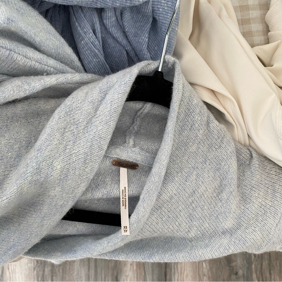 Free People pale blue long sleeve cardigan - Picture 4 of 4